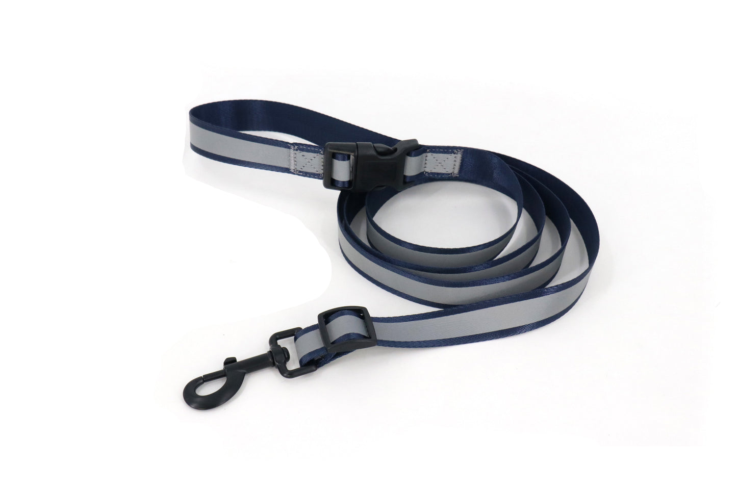 Roam&Rover Reflective Dog Leash — Navy Blue
