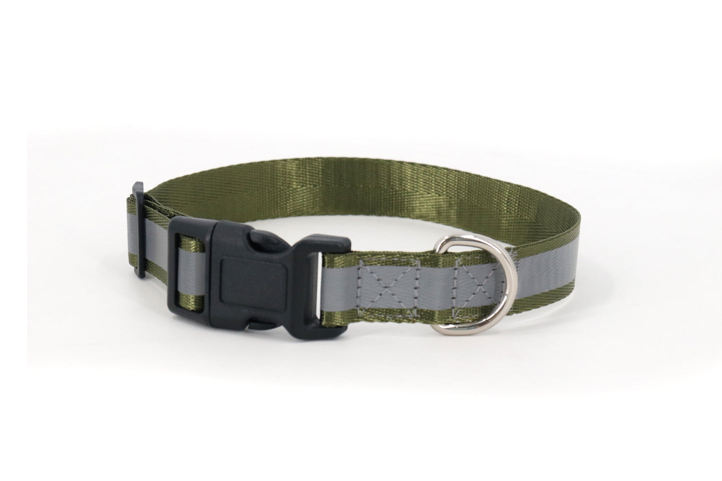 Roam&Rover Reflective Dog Collar — Racing Green